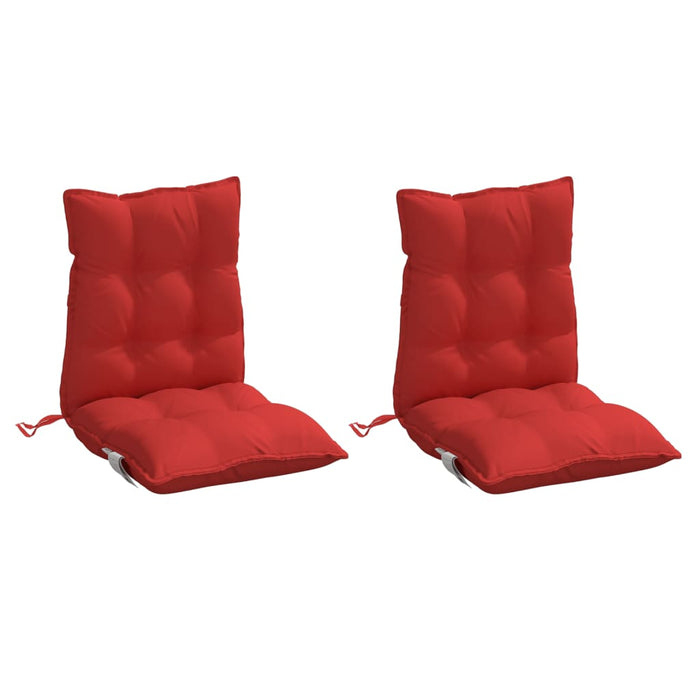 Perne scaun cu spătar mic, 2 buc., roșu, textil oxford - WALTI WALTI