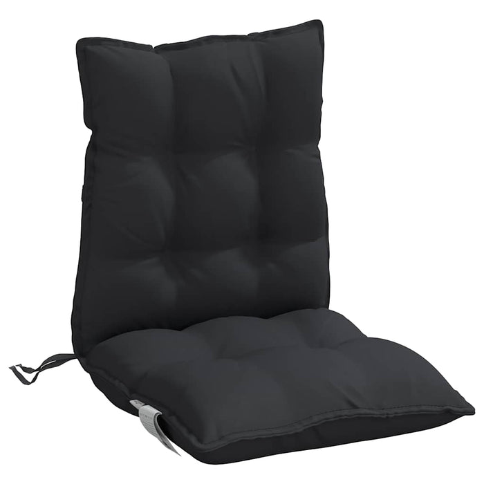 Perne de scaun spătar mic, 4 buc., negru, textil oxford - WALTI WALTI