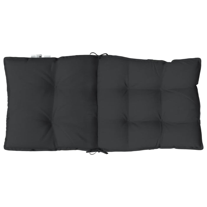 Perne de scaun spătar mic, 4 buc., negru, textil oxford - WALTI WALTI