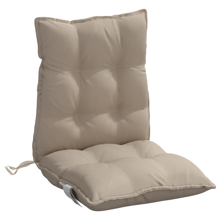 Perne scaun cu spătar mic, 2 buc., gri taupe, textil oxford WALTI