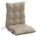 Perne scaun cu spătar mic, 4 buc., gri taupe, textil oxford - WALTI WALTI