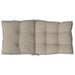 Perne scaun cu spătar mic, 4 buc., gri taupe, textil oxford - WALTI WALTI