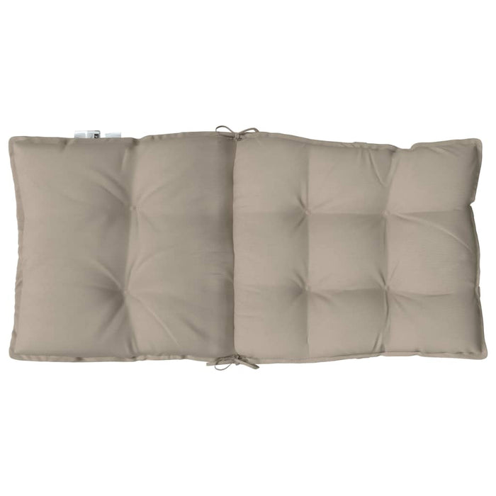 Perne scaun cu spătar mic, 6 buc., gri taupe, textil oxford WALTI