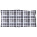 Perne scaun cu spătar mic, 2 buc., gri carouri, textil oxford - WALTI WALTI