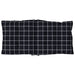 Perne scaun cu spătar mic, 2 buc., negru carouri, textil oxford - WALTI WALTI