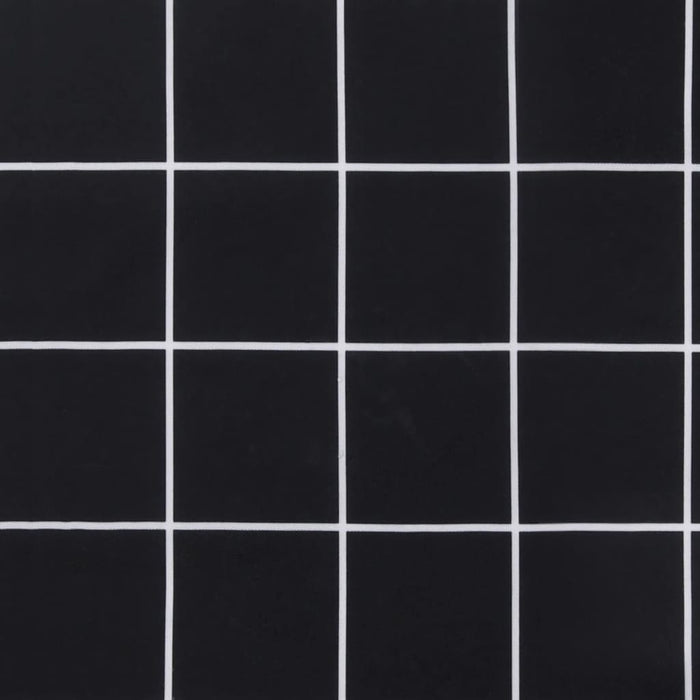 Perne scaun cu spătar mic, 2 buc., negru carouri, textil oxford - WALTI WALTI