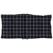 Perne scaun cu spătar mic, 4 buc., negru carouri, textil oxford - WALTI WALTI