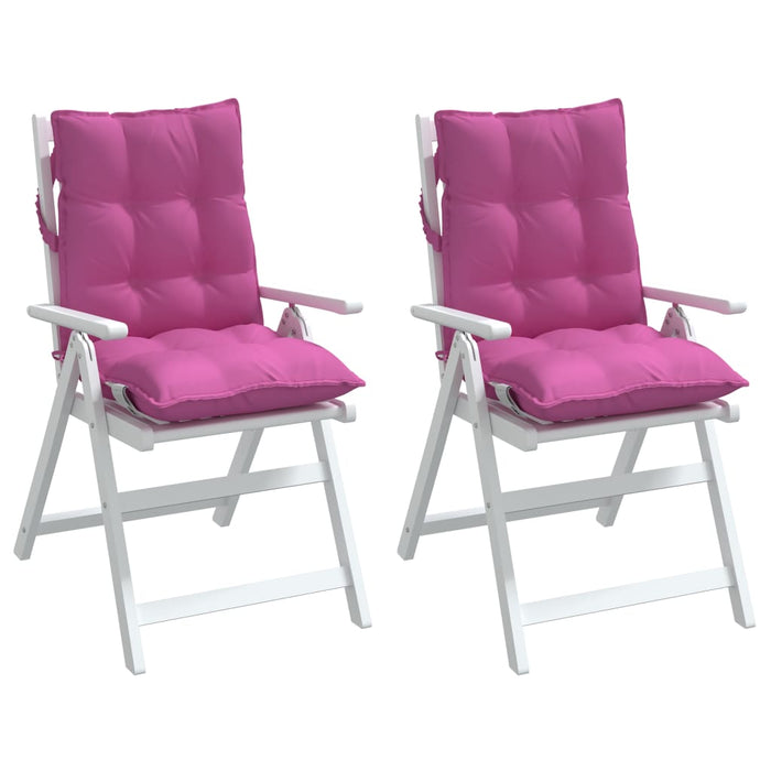 Perne pentru scaune cu spătar mic, 2 buc., roz, textil oxford - WALTI WALTI