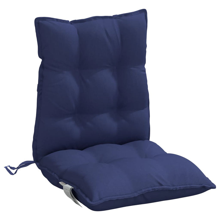 Perne scaune cu spătar jos, 6 buc., bleumarin, textil oxford - WALTI WALTI