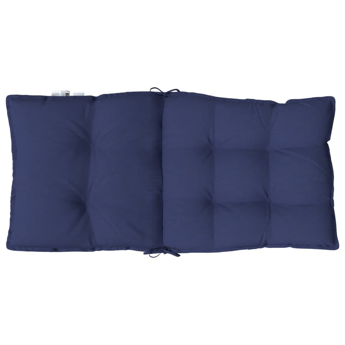 Perne scaune cu spătar jos, 6 buc., bleumarin, textil oxford - WALTI WALTI