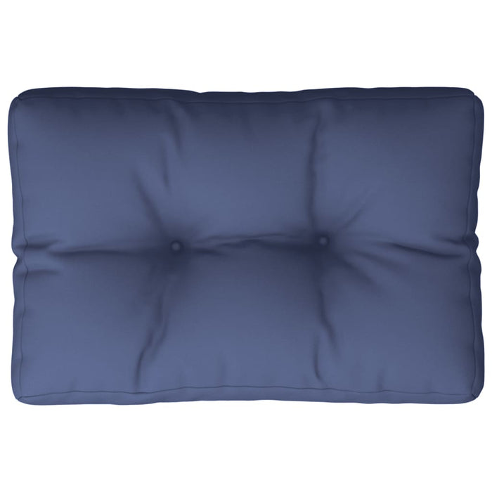 Pernă de paleți, bleumarin, 60x40x12 cm, material textil WALTI