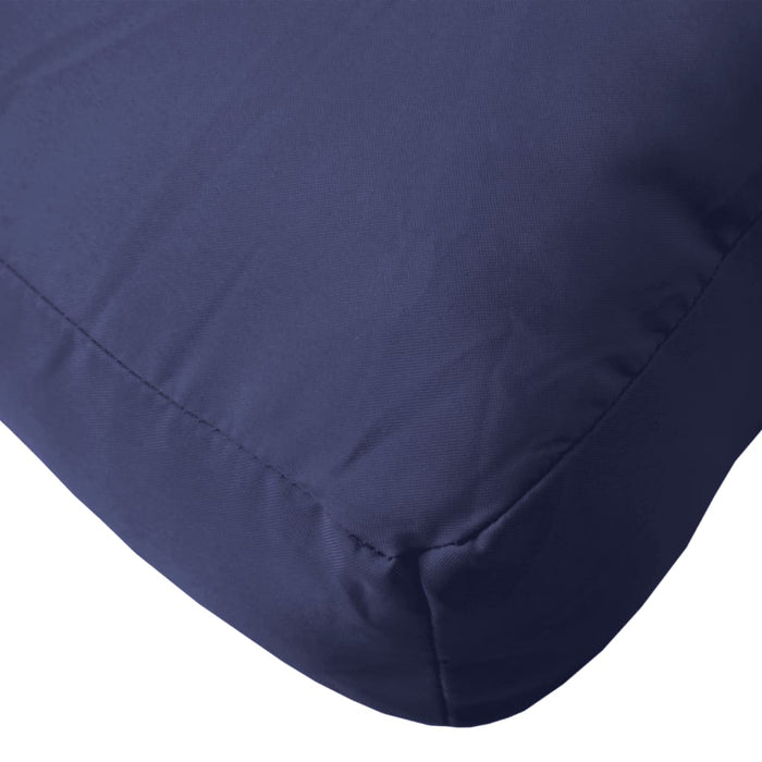 Pernă de paleți, bleumarin, 60x40x12 cm, material textil WALTI