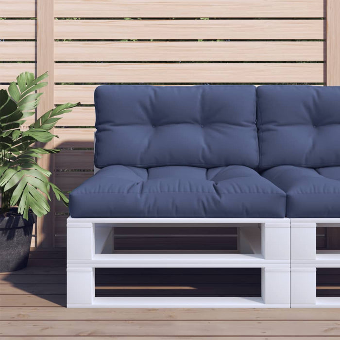 Pernă de paleți, bleumarin, 80x40x12 cm, material textil WALTI