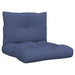 Set pernă de paleți, bleumarin, 60x38x13 cm, material textil - WALTI WALTI