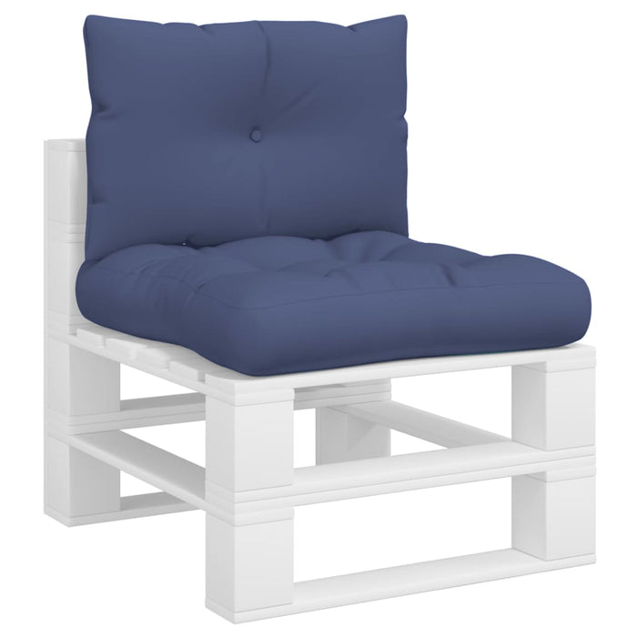 Set pernă de paleți, bleumarin, 60x38x13 cm, material textil - WALTI WALTI