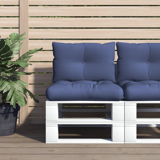 Set pernă de paleți, bleumarin, 60x38x13 cm, material textil - WALTI WALTI