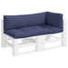 Perne canapea din paleți, 3 buc., bleumarin, textil Oxford - WALTI WALTI