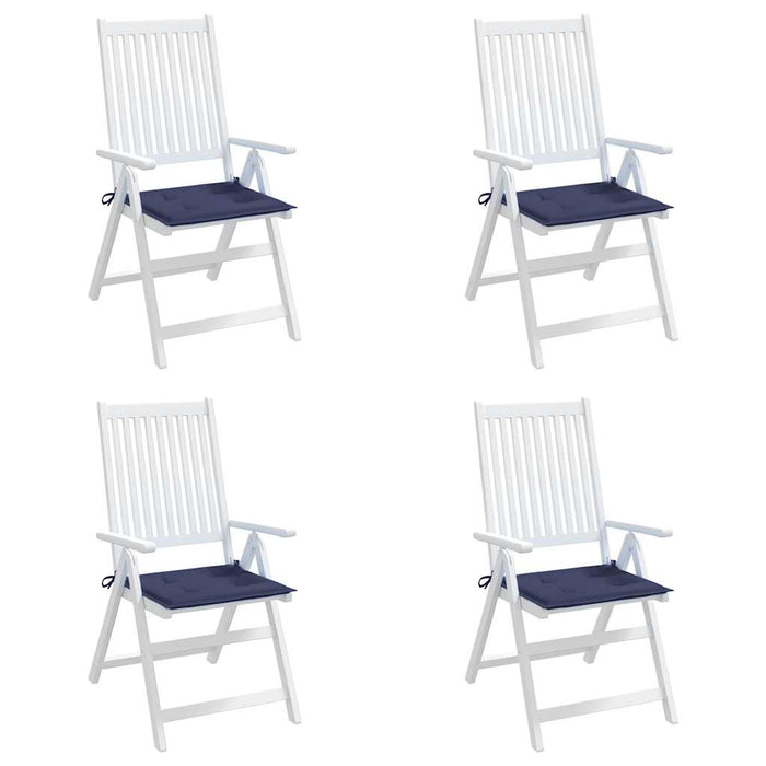 Perne pentru paleți 4 buc. bleumarin, 50x50x4 cm, textil Oxford WALTI