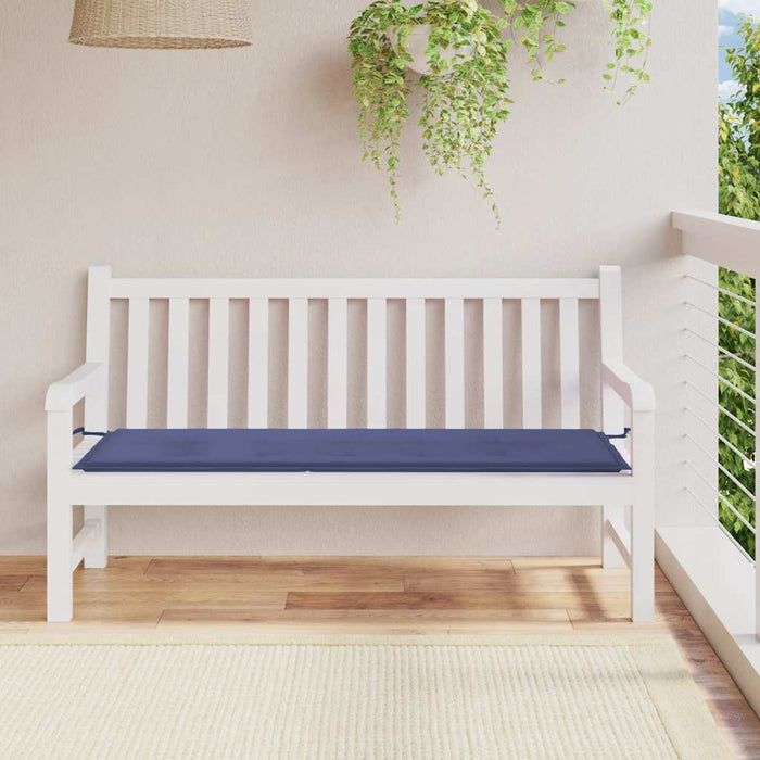 Pernă de bancă de grădină bleumarin, 150x50x4 cm, textil Oxford WALTI