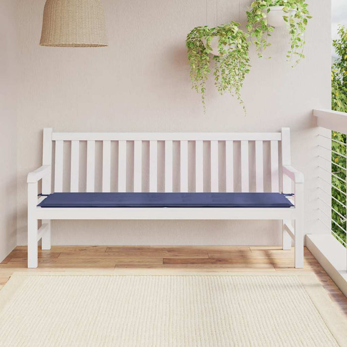 Pernă de bancă de grădină bleumarin, 180x50x4 cm, textil oxford WALTI