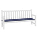 Pernă de bancă de grădină bleumarin, 200x50x4 cm, textil oxford - WALTI WALTI