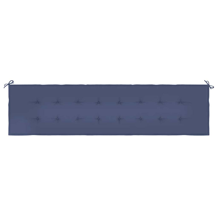 Pernă de bancă de grădină bleumarin, 200x50x4 cm, textil oxford - WALTI WALTI