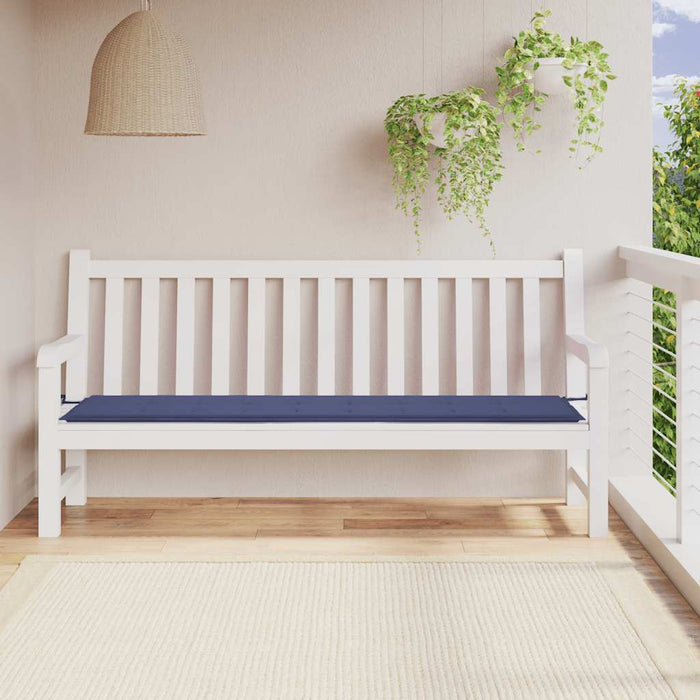 Pernă de bancă de grădină bleumarin, 200x50x4 cm, textil oxford - WALTI WALTI