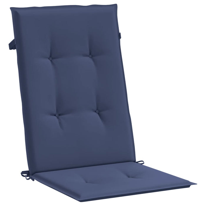 Perne scaune cu spătar înalt, 2 buc., bleumarin, textil - WALTI WALTI