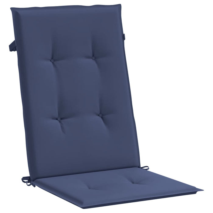 Perne scaune cu spătar înalt, 6 buc., bleumarin, textil - WALTI WALTI