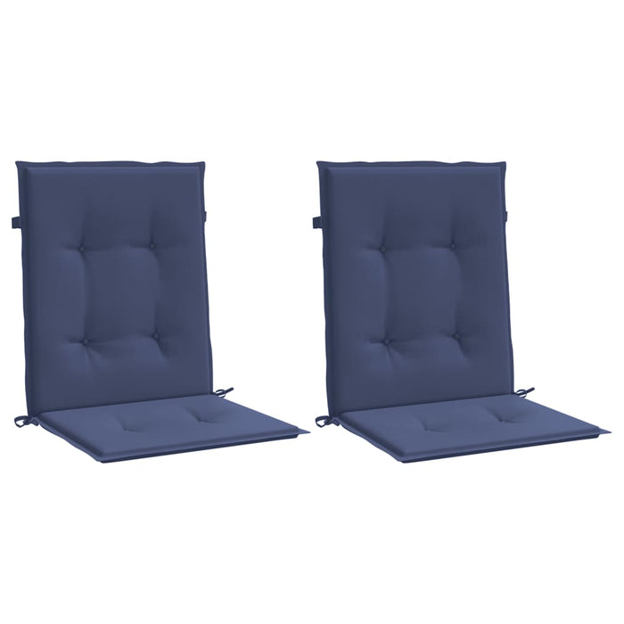 Perne pentru scaune cu spătar jos, 2 buc., bleumarin, textil - WALTI WALTI