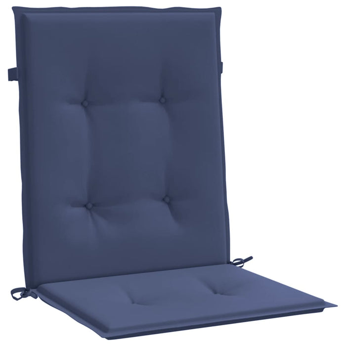 Perne pentru scaune cu spătar jos, 2 buc., bleumarin, textil - WALTI WALTI