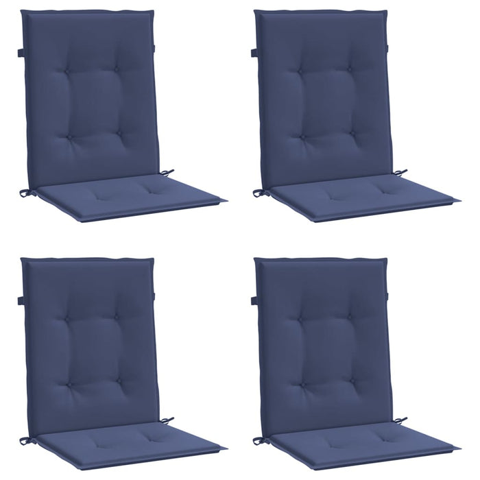 Perne pentru scaune cu spătar jos, 4 buc., bleumarin, textil - WALTI WALTI