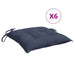 Perne de scaun 6 buc. bleumarin 40x40x7 cm textil oxford - WALTI WALTI