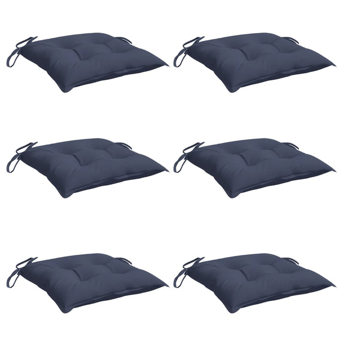 Perne de scaun 6 buc. bleumarin 40x40x7 cm textil oxford - WALTI WALTI