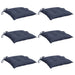Perne de scaun 6 buc. bleumarin 40x40x7 cm textil oxford - WALTI WALTI