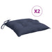 Perne de scaun 2 buc. bleumarin 50x50x7 cm textil oxford - WALTI WALTI