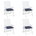 Perne de scaun 4 buc. bleumarin 50x50x7 cm textil oxford - WALTI WALTI