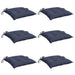 Perne de scaun 6 buc. bleumarin 50x50x7 cm textil oxford - WALTI WALTI