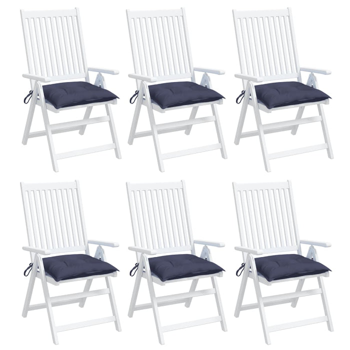 Perne de scaun 6 buc. bleumarin 50x50x7 cm textil oxford - WALTI WALTI