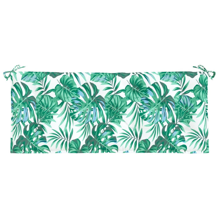 Pernă bancă de grădină model frunze, 120x50x7 cm, textil oxford - WALTI WALTI