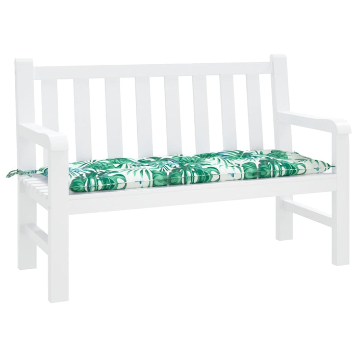 Pernă bancă de grădină model frunze, 120x50x7 cm, textil oxford - WALTI WALTI