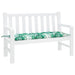 Pernă bancă de grădină model frunze, 120x50x7 cm, textil oxford - WALTI WALTI