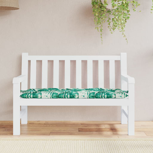 Pernă bancă de grădină model frunze, 120x50x7 cm, textil oxford - WALTI WALTI