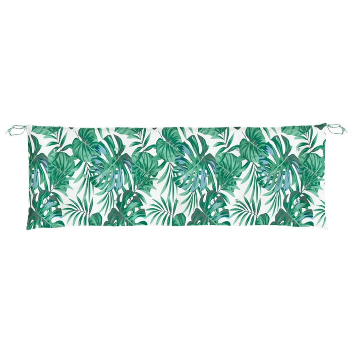 Pernă bancă de grădină model frunze, 150x50x7 cm, textil oxford WALTI