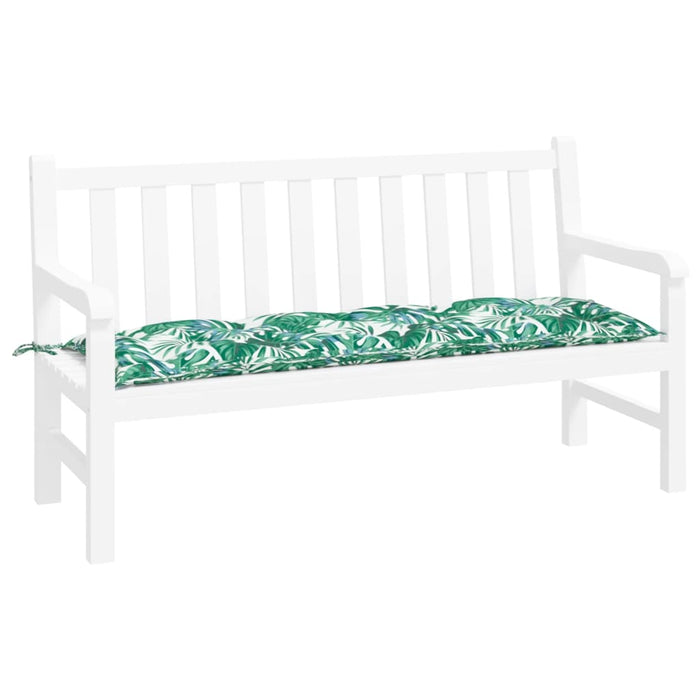 Pernă bancă de grădină model frunze, 150x50x7 cm, textil oxford WALTI
