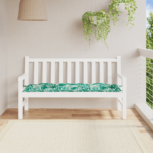 Pernă bancă de grădină model frunze, 150x50x7 cm, textil oxford - WALTI WALTI