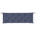 Pernă bancă de grădină, bleumarin, 150x50x7cm, textil oxford - WALTI WALTI