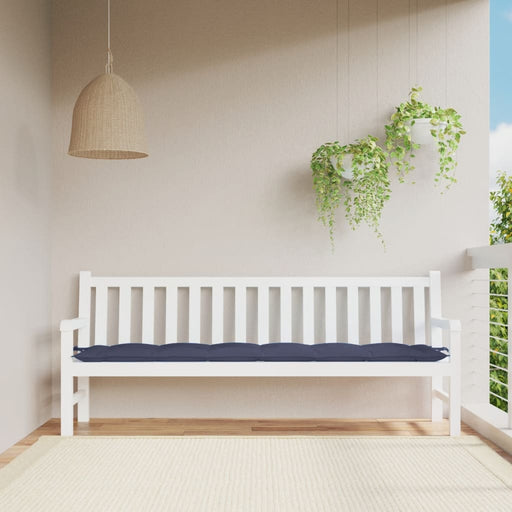 Pernă bancă de grădină, bleumarin, 200x50x7cm, textil oxford - WALTI WALTI