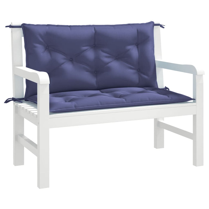 Perne bancă de grădină 2buc. bleumarin 100x50x7cm textil oxford - WALTI WALTI