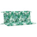 Perne bancă de grădină 2 buc. model frunze 120x50x7 cm textil - WALTI WALTI